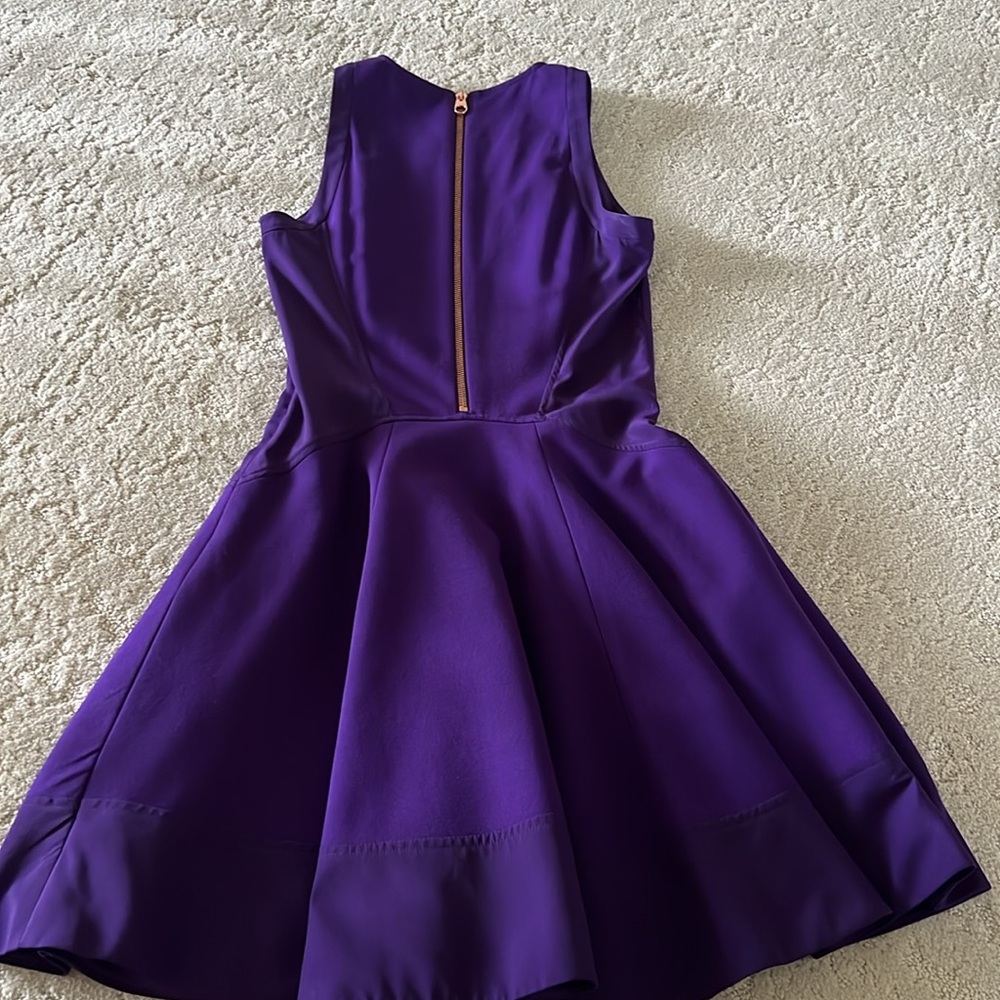 Ted Baker Deep Purple Mini Dress - Picture 6 of 10
